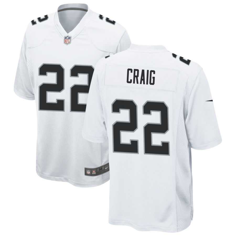 Men & Women & Youth Las Vegas Raiders #22 Roger Craig Nike White Vapor Limited Jersey->las vegas raiders->NFL Jersey
